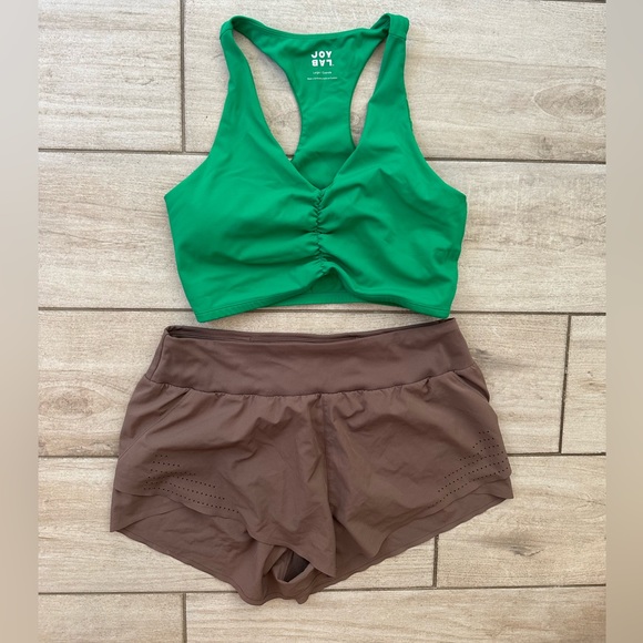 JoyLab Shorts Joylab Set Shorts And Sports Bra Size Large Poshmark